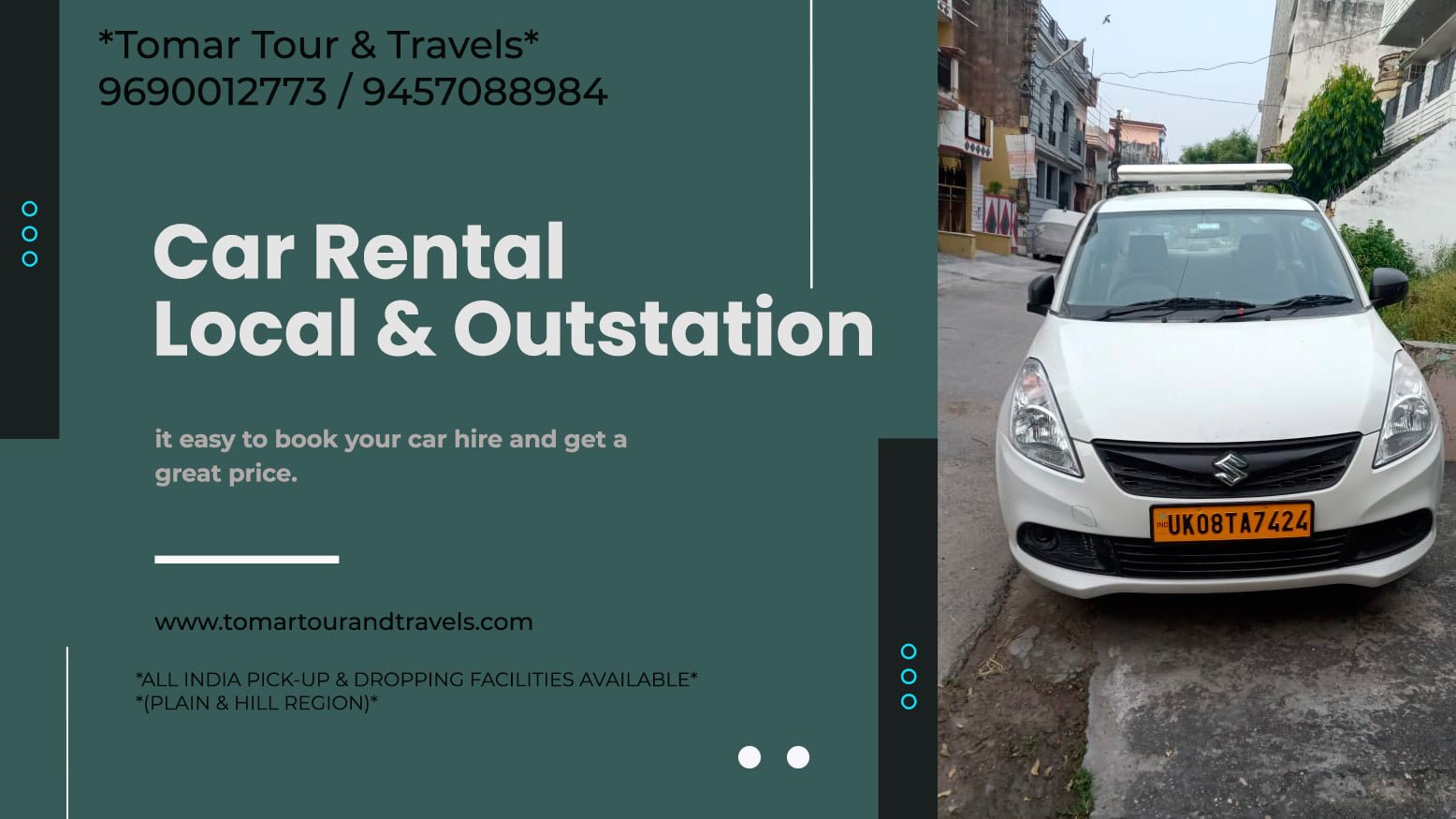 Car Rental Service for Outstation Local