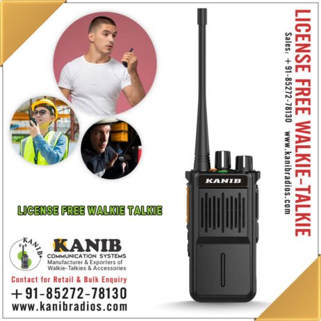 License Free Walkie Talkie & Accessories suppliers dealers sellers in India Delhi https://www.kanibradios.com +91-8527278130