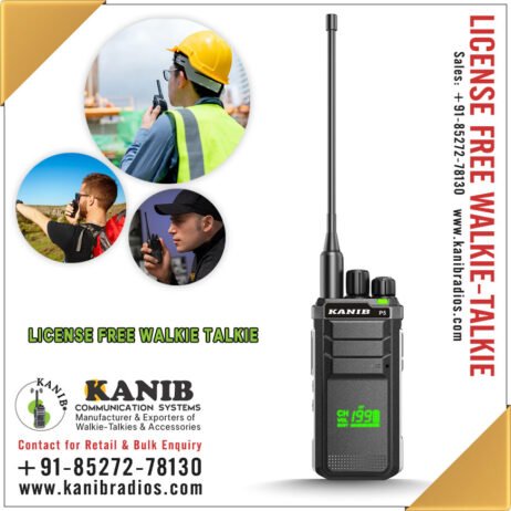 License Free Walkie Talkie & Accessories suppliers dealers sellers in India Delhi https://www.kanibradios.com +91-8527278130