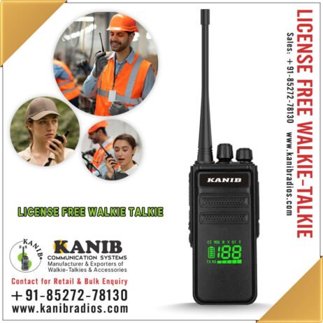 License Free Walkie Talkie & Accessories suppliers dealers sellers in India Delhi https://www.kanibradios.com +91-8527278130