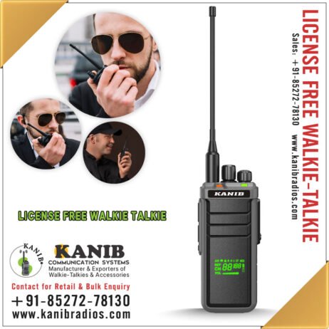 License Free Walkie Talkie & Accessories suppliers dealers sellers in India Delhi https://www.kanibradios.com +91-8527278130