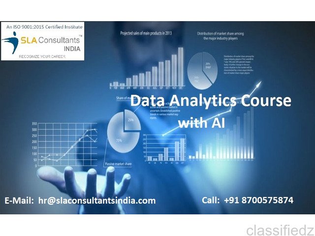 Data Analyst Course in Delhi | Master Analytics Concepts for Future Career Growth | Free Alteryx, Prompt Engineering & Gen AI Skills with Microsoft Certification Support by SLA Consultants India