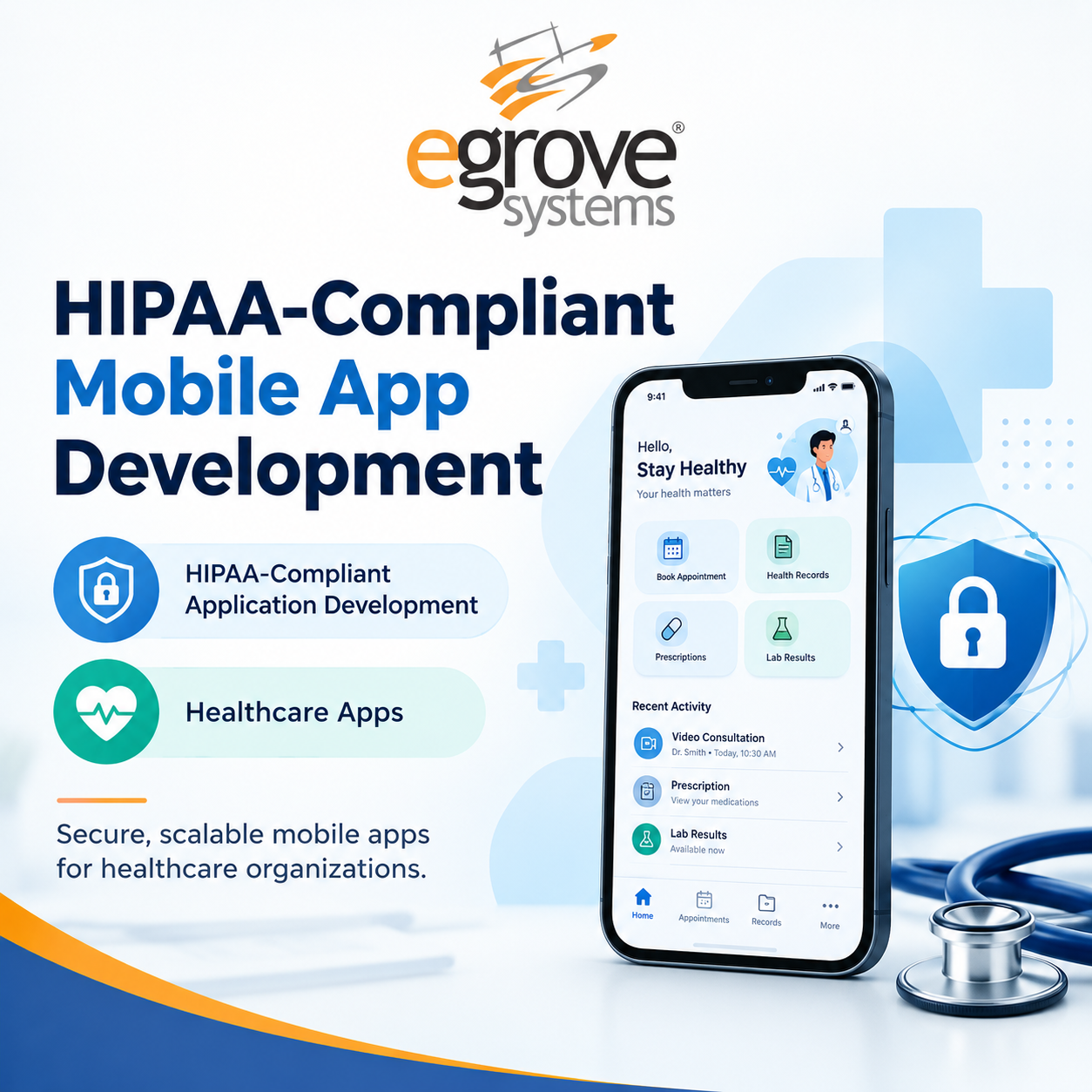 A Guide to HIPAA Compliant Application Development for Healthcare Businesses