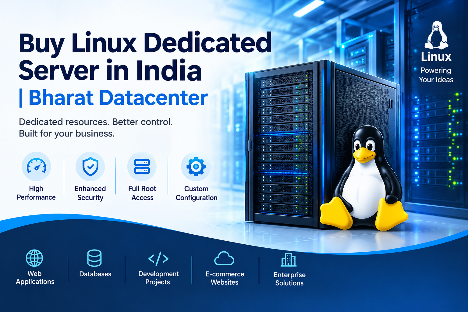 Buy Linux Dedicated Server in India | Bharat Datacenter
