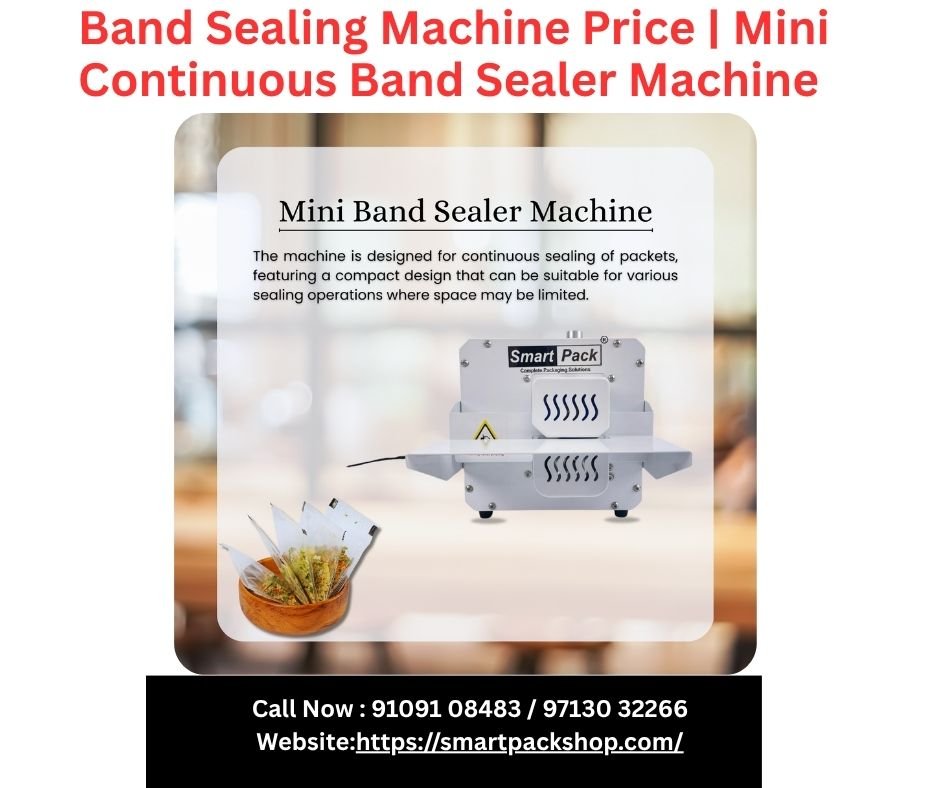 Band Sealing Machine Price | Mini Continuous Band Sealer Machine