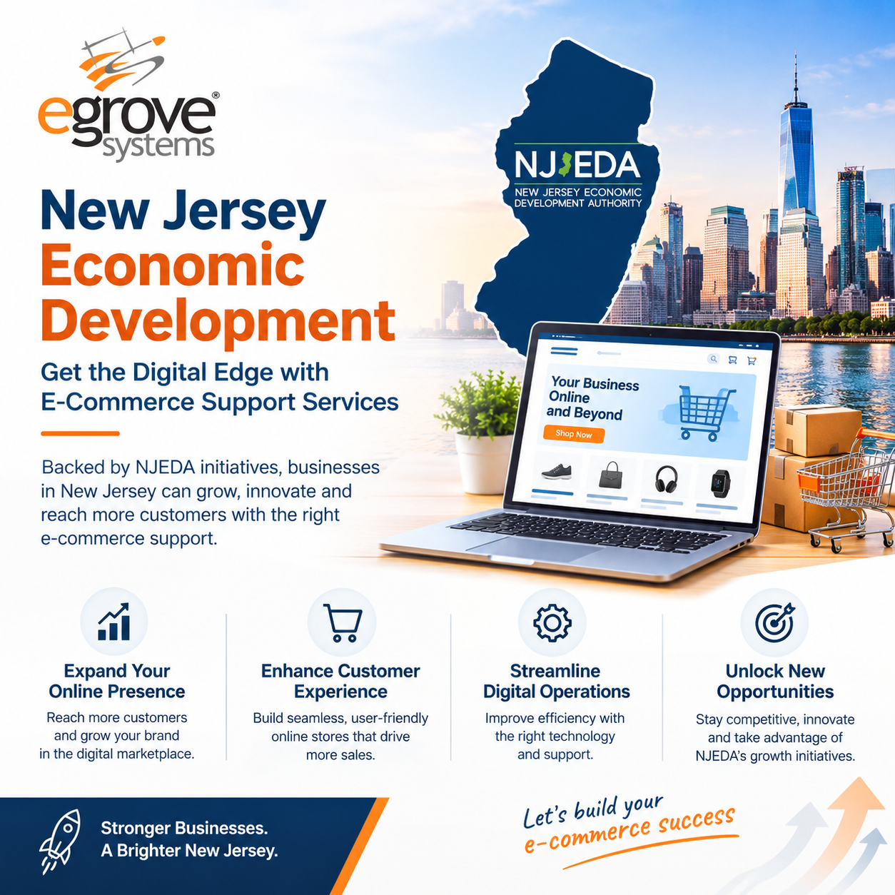 NJEDA Programs and E-Commerce Support for New Jersey Businesses