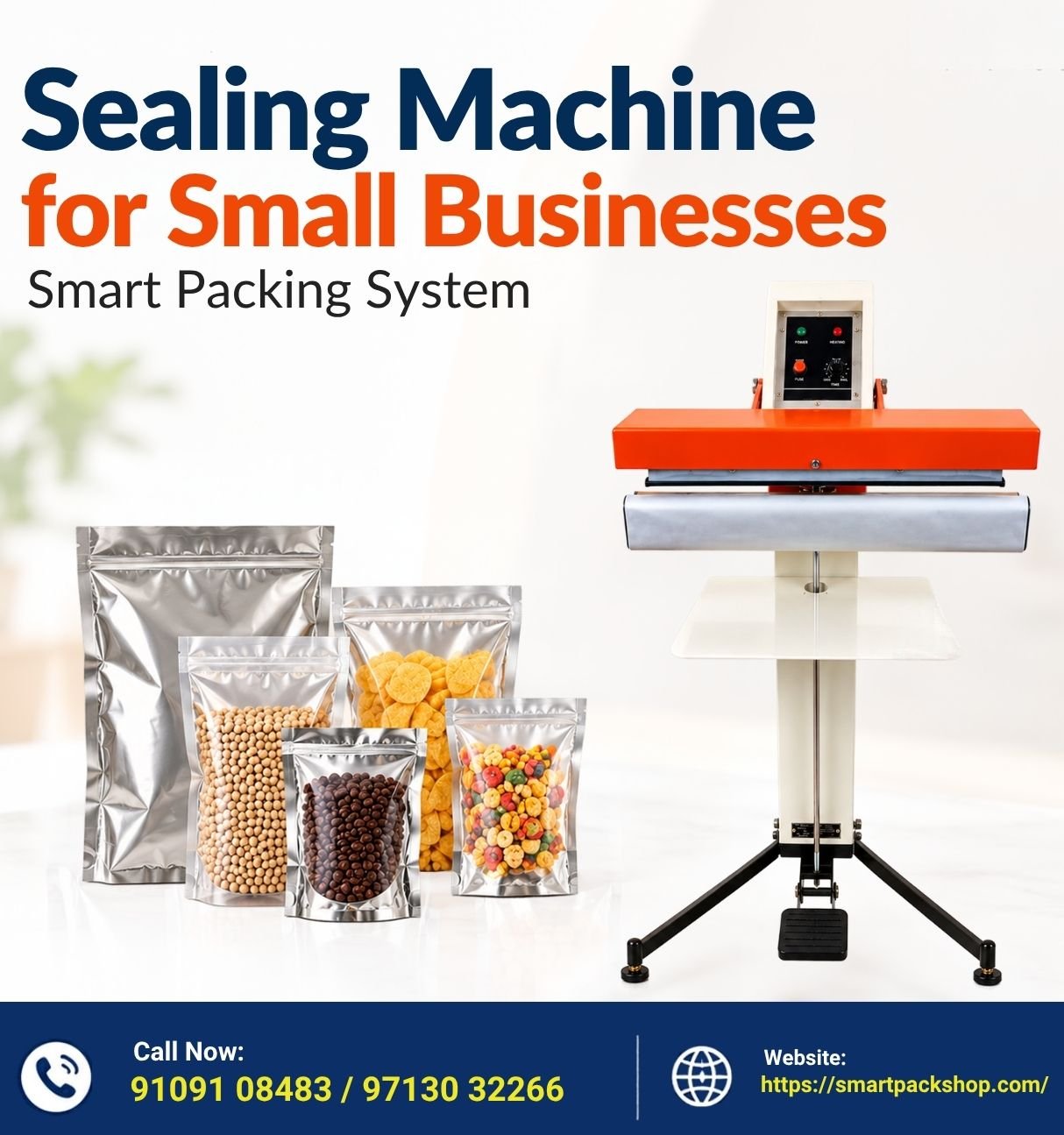 Sealing Machine for Small Businesses | Smart Packing System