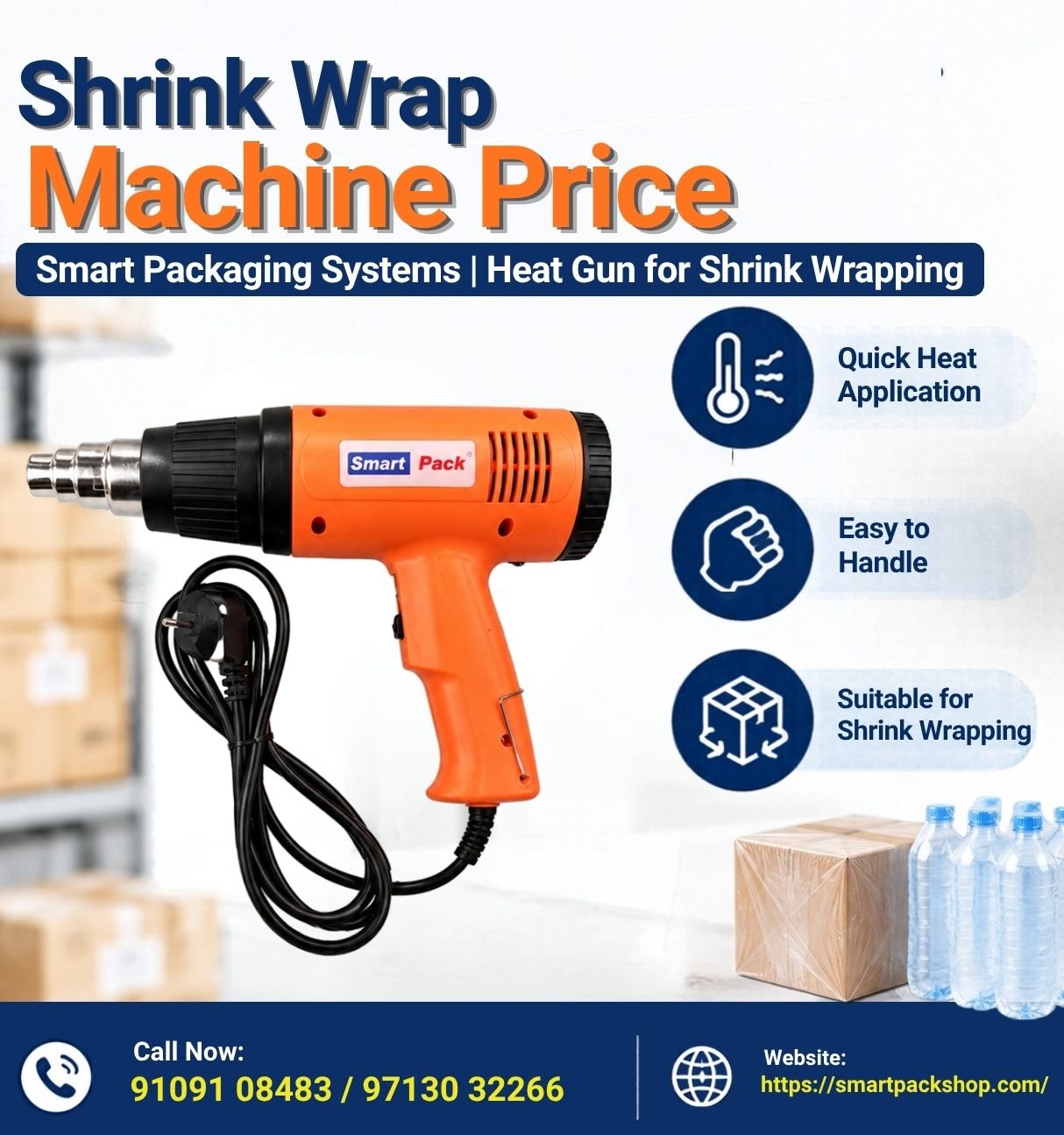 Shrink Wrap Machine Price | Smart Packaging Systems