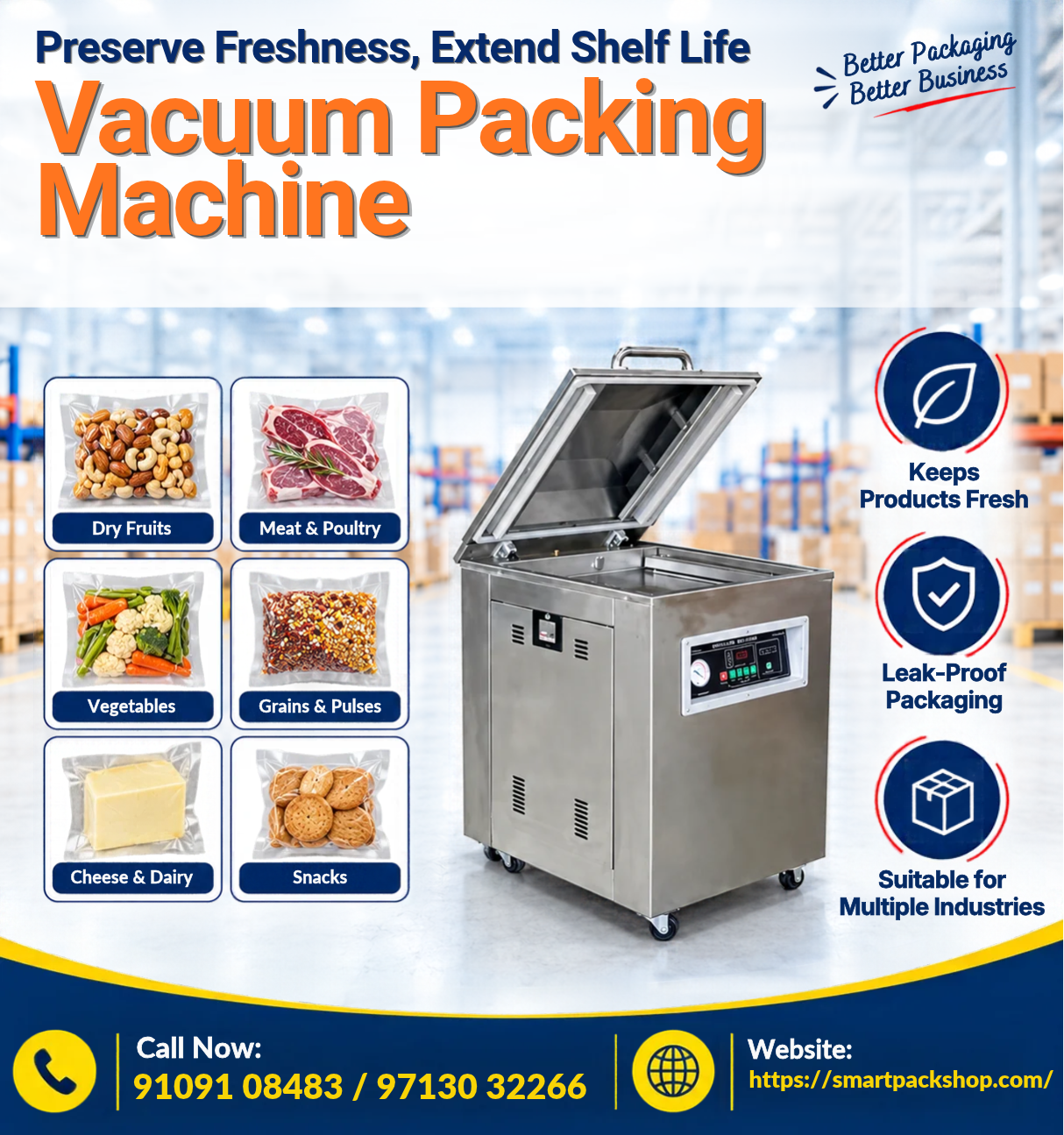 Vacuum Packing Machine | Smart Packaging Systems