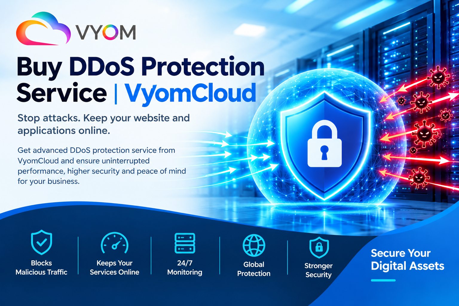 Buy Dedicated Server Hosting | VyomCloud