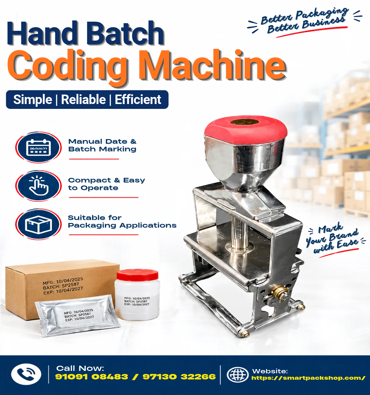 Hand Batch Coding Machine